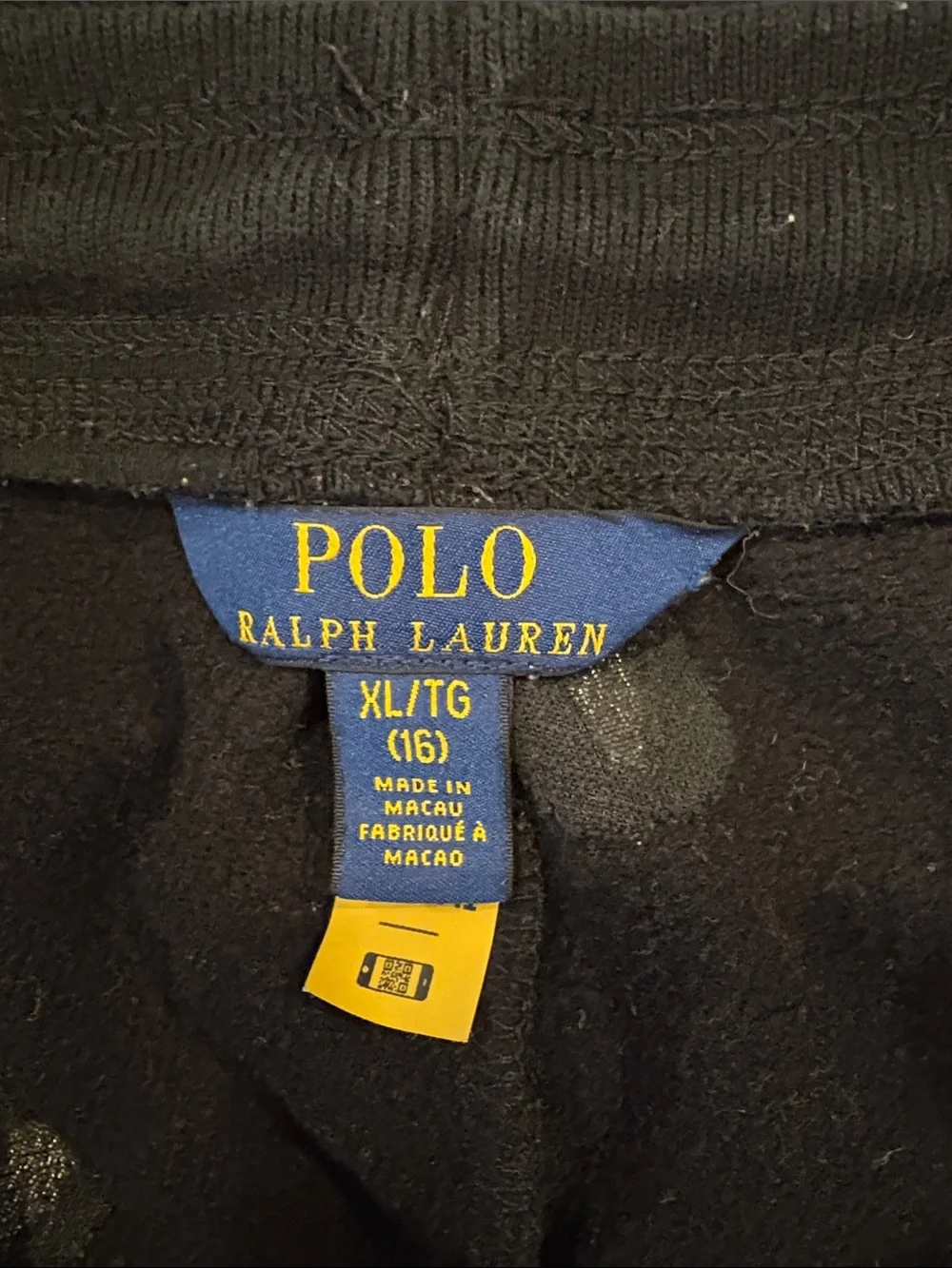 Polo Ralph Lauren Black All Over Pony Logo Sweatshirt & Jogger Set Youth XL (16)